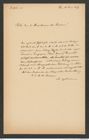 k.k. naturhistorisches Hofmuseum, Intendanzakten 1885-1896 (Hauer), Aktenzahl Z.243/1887, Seite 1